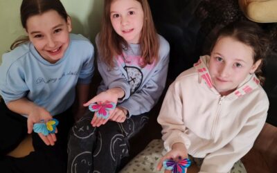 4.a na radionici izrade origami leptira u GMV-u