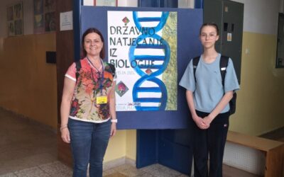 Izvrstan uspjeh učenice VI. osnovne škole Varaždin na državnom natjecanju iz biologije